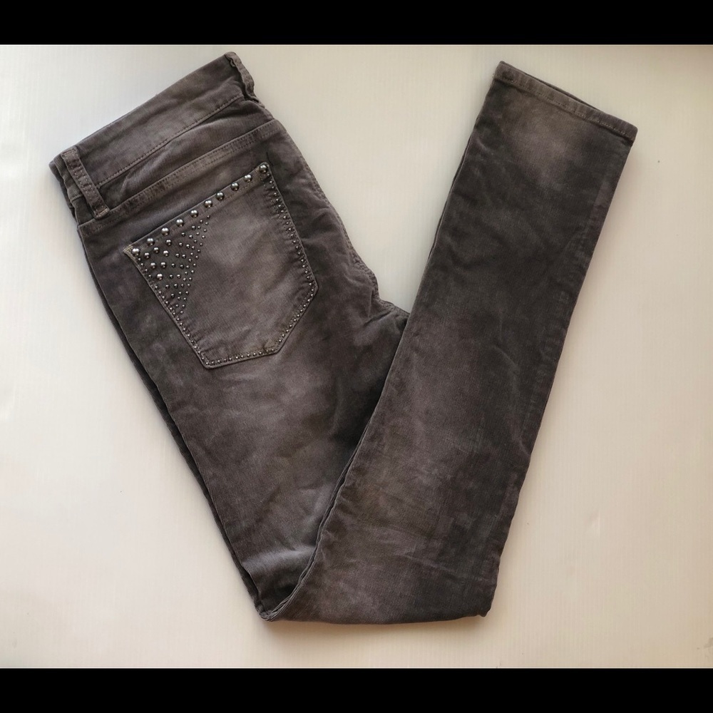 BLANK NYC Classique Skinny Gray Corduroy Jeans - Picture 7 of 8